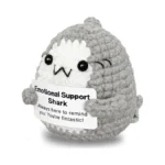 Shark Gifts Cool Stuff Positive Crochet Animals... - Coupon