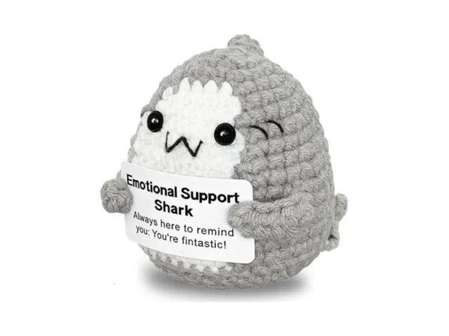 Shark Gifts Cool Stuff Positive Crochet Animals… – Coupon