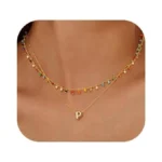 A Alartan Initial Necklace For Women Dainty... - Coupon