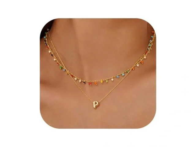 A Alartan Initial Necklace For Women Dainty… – Coupon