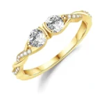 Fimewon Promise Rings For Her 18k Gold Plated Rings... - Coupon