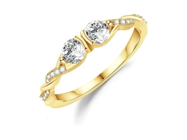 Fimewon Promise Rings For Her 18k Gold Plated Rings… – Coupon