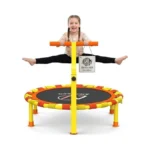 Ancheer 38 Kids Trampoline With Adjustable Handle... - Coupon