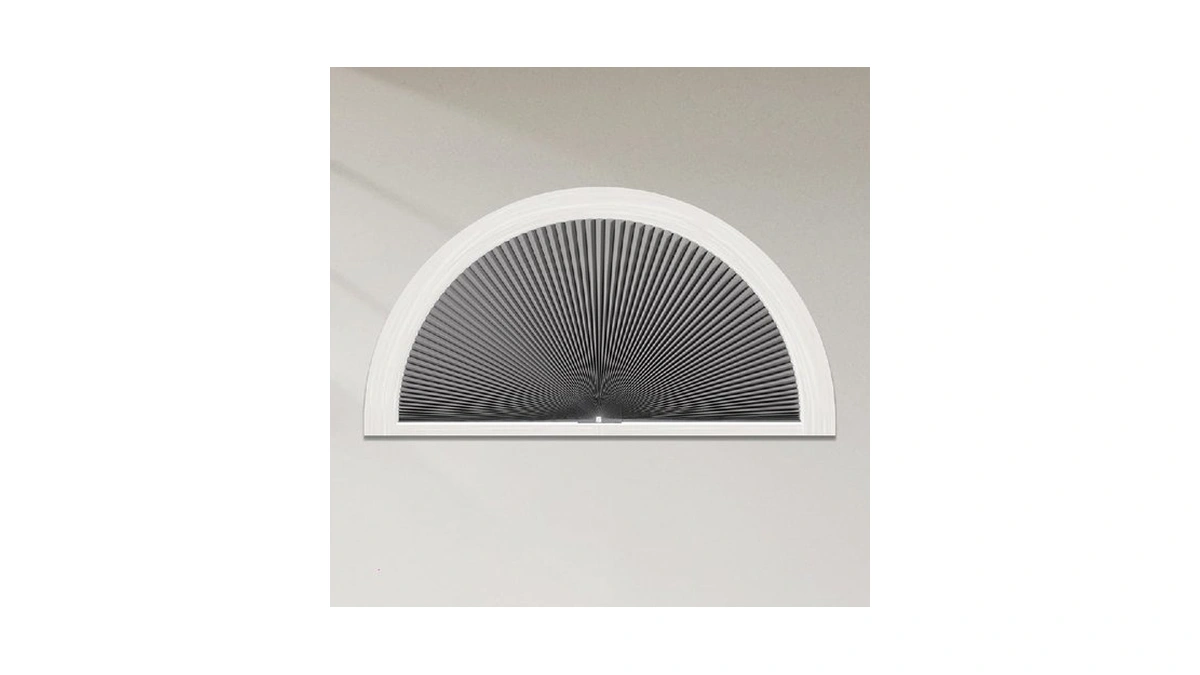 Tonature Arch Window Shades Half Circle Blackout... - Coupon