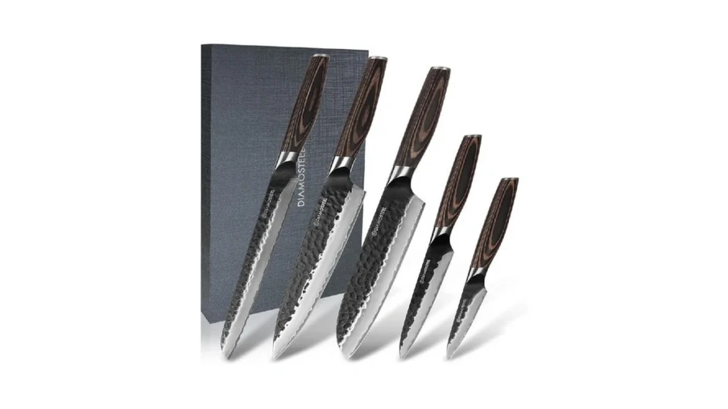 Diamosteel Knife Set - 5 Pieces Knives Set For... - Coupon