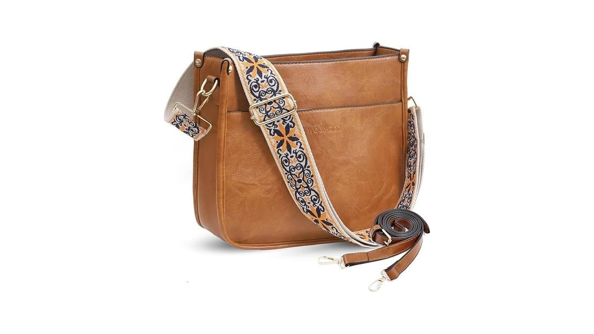 Woomada Crossbody Bags Vegan Leather Hobo Handbag... - Coupon