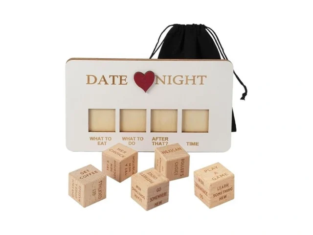 Date Night Dice Wooden Dating Fun Love Food… – Coupon