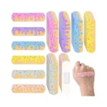 60pcs Ice Cream Drip Baseball Bandages Waterproof... - Coupon