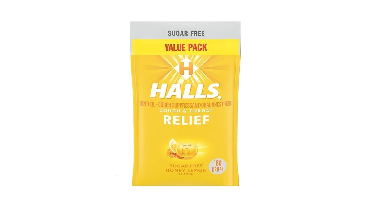 Halls Relief Honey Lemon Sugar Free Cough Drops... - Coupon
