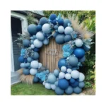 Dusty Blue Balloon Arch Double Stuffed Light Dark... - Coupon