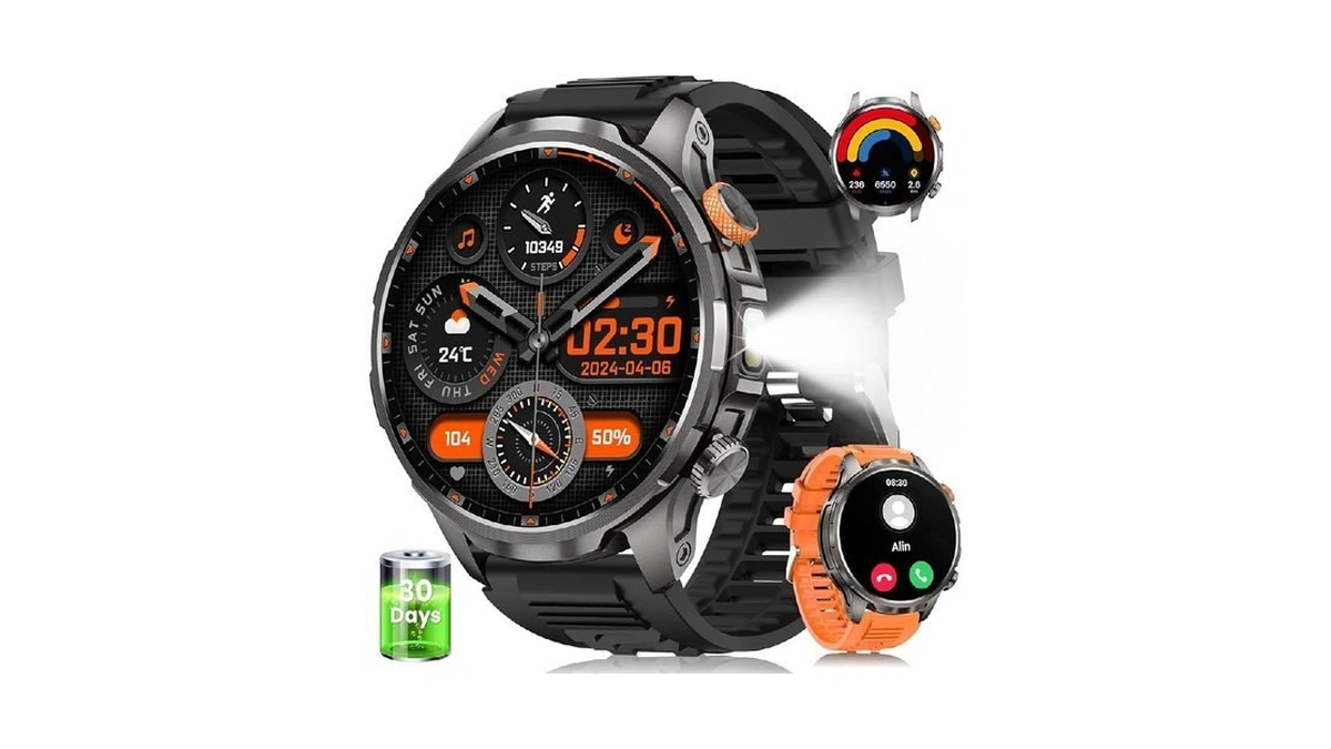 Military Smart Watches For Men 1 91 Men S Smart... - Coupon