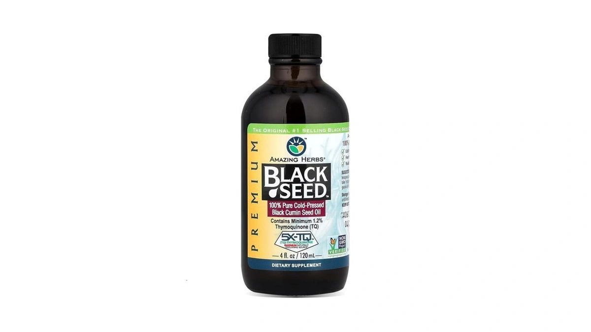 Amazing Herbs Premium Black Seed Oil - Cold Pressed... - Coupon