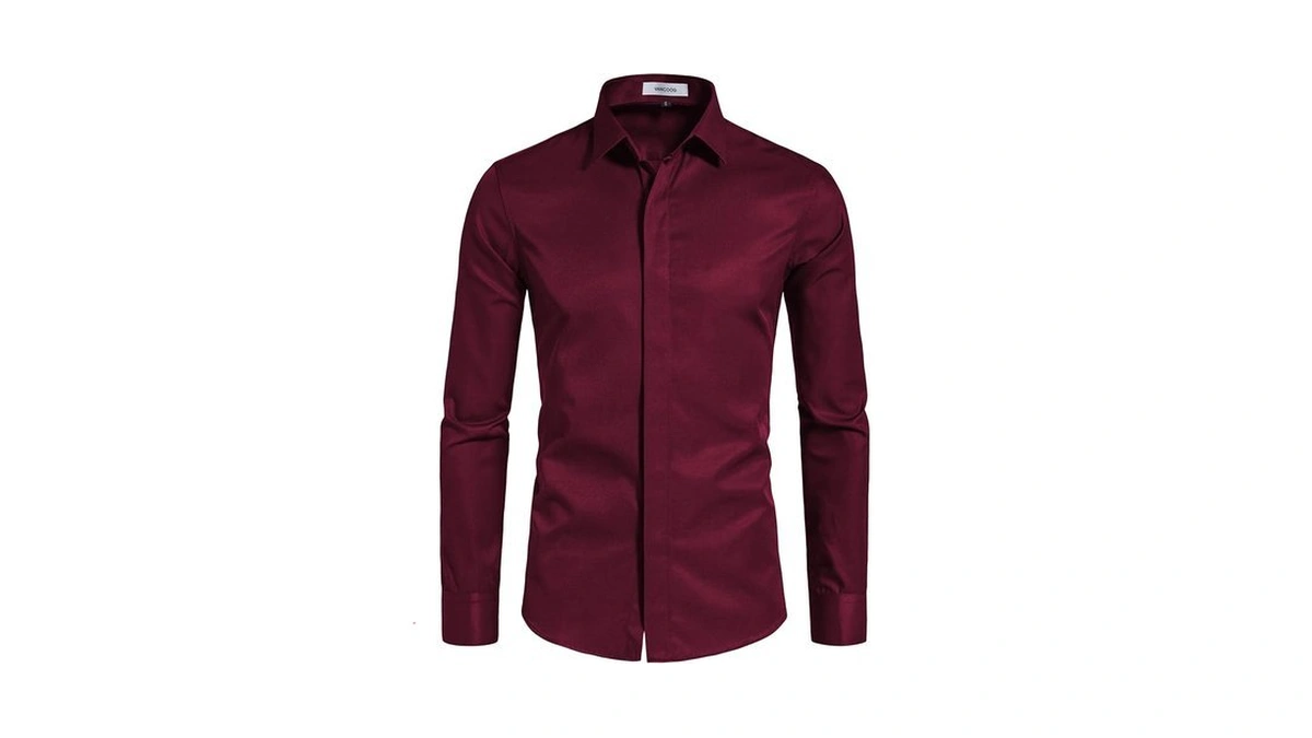 Vancoog Men S Cotton Blended Long Sleeve Casual... - Coupon