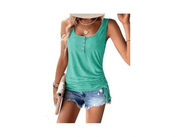 Summer Tops For Women Casual Sleeveless Tank Tops… – Coupon