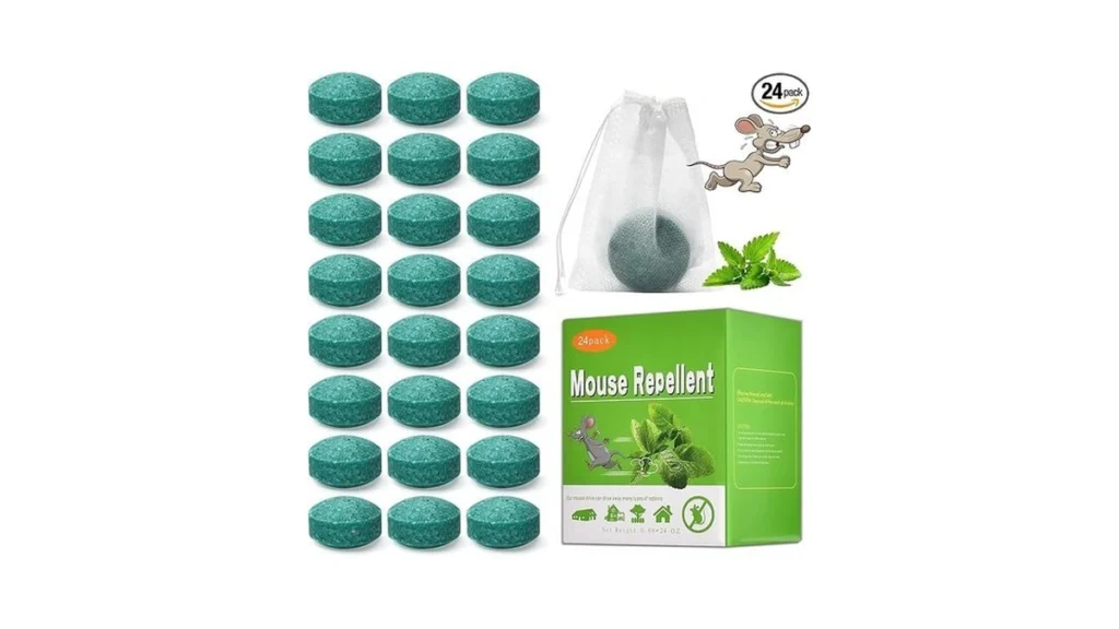 Rodent Repellent 24 Pack Peppermint Oil Mouse... - Coupon