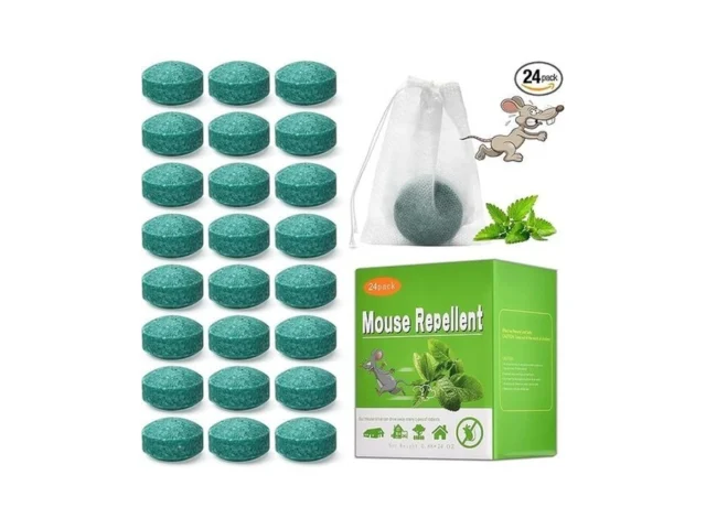 Rodent Repellent 24 Pack Peppermint Oil Mouse… – Coupon