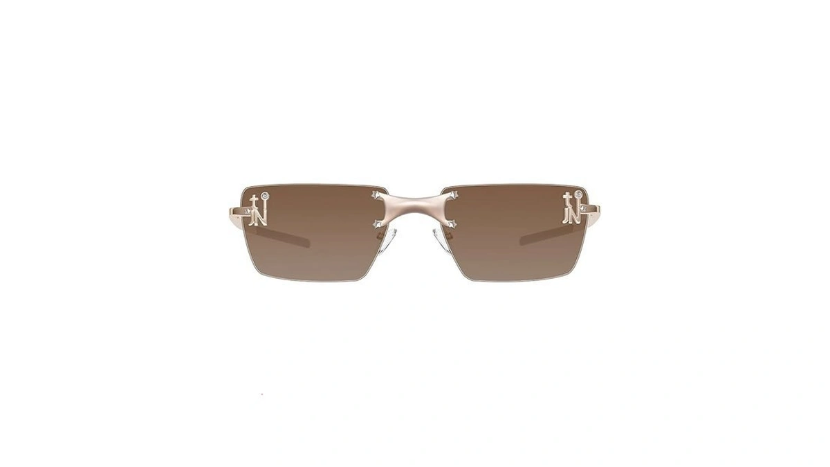 Tijn Rimless Blue Light Glasses For Women Men Retro... - Coupon