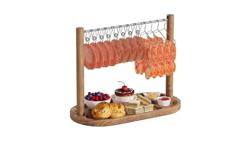 Gernshe Bacon Display Rack-acacia Bacon Clothesline... - Coupon