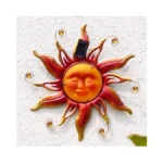 Fashionoda 18 Solar Sun Face Wall Art - Metal Sun... - Coupon