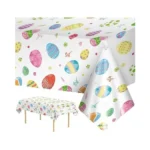 2 Pack Easter Tablecloth - Colorful Easter Eggs... - Coupon
