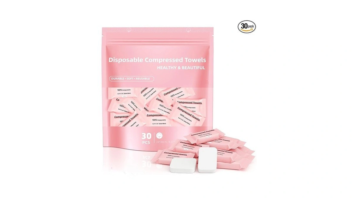 Disposable Compressed Face Towels Ultra Soft Large... - Coupon