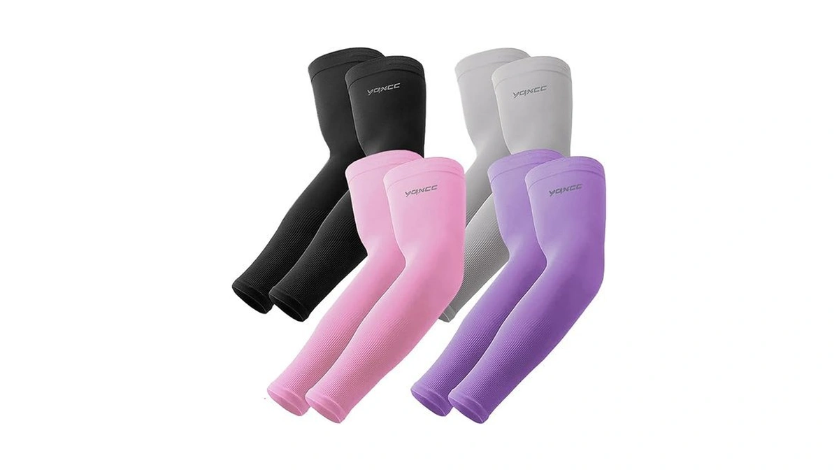 Yqxcc 4 Pairs Arm Sleeves Cooling Uv Sun Protection... - Coupon