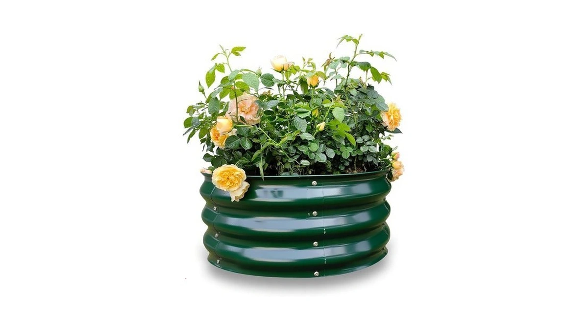 Gardmax 2x2x1ft Galvanized Round Raised Garden Bed... - Coupon