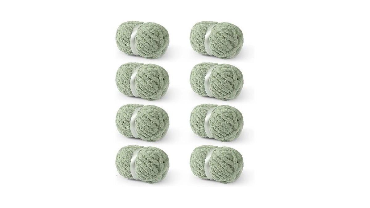 Yubamin Chunky Yarn For Hand Knitting 8 Packs... - Coupon