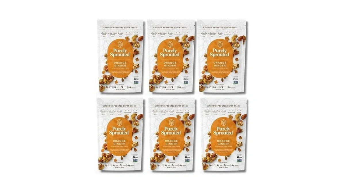 Purely Sprouted Orange Ginger Sprouted Snack Mix... - Coupon
