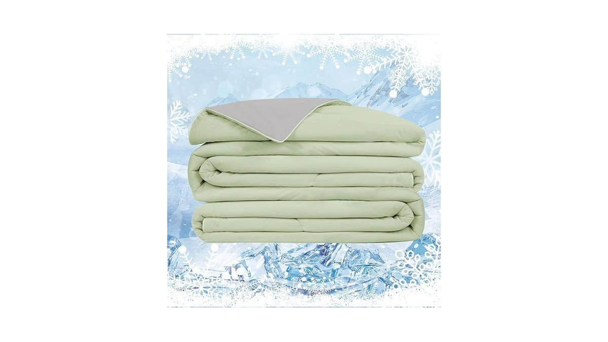 Laffylo Cooling Comforter Twin Size 60x80 For Hot... - Coupon