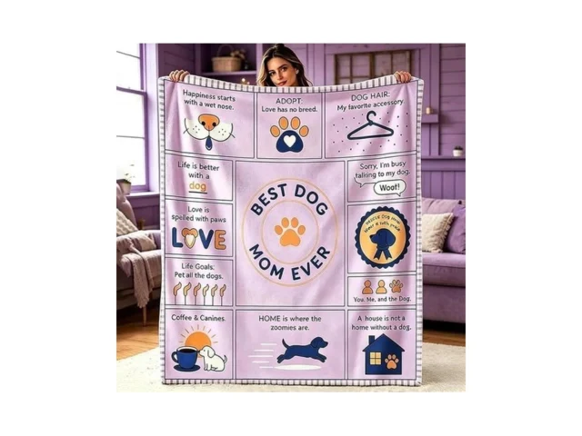 Yuboo Dog Mom Gifts For Women Dog Mom Blanket Soft… – Coupon