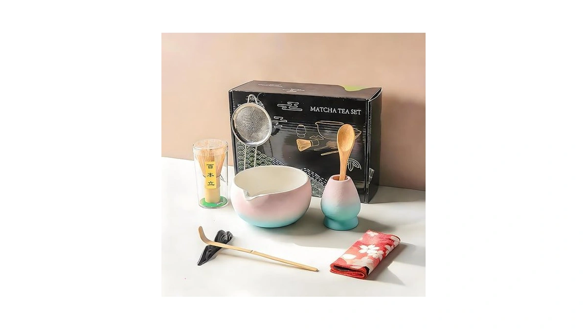 Matcha Whisk Set 8 Pcs Matcha Kit Includes Matcha... - Coupon