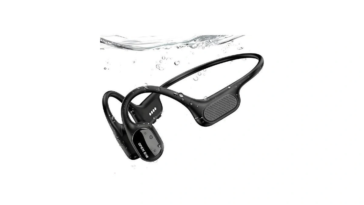 Lazygoose Swimming Headphones Ip68 Waterproof Bone... - Coupon