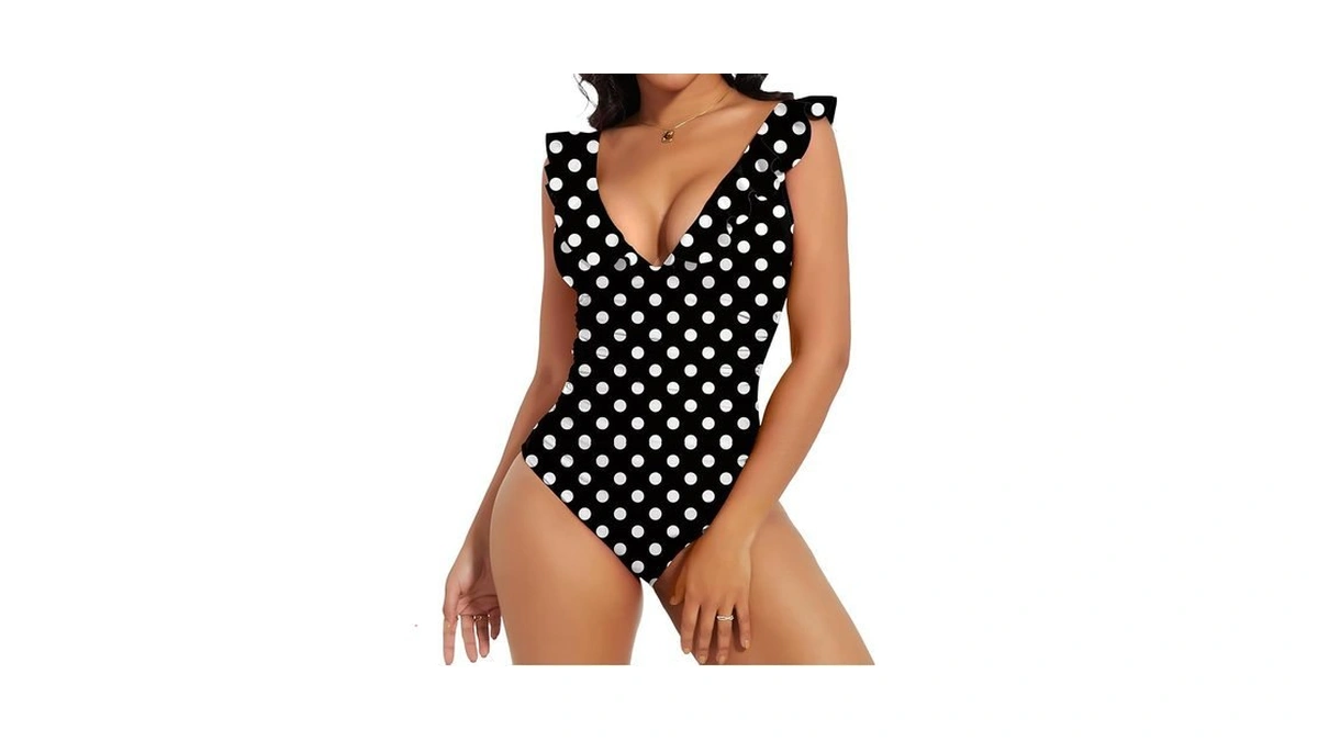Shaperin Women S Ruffle One Piece Swimsuits Tummy... - Coupon
