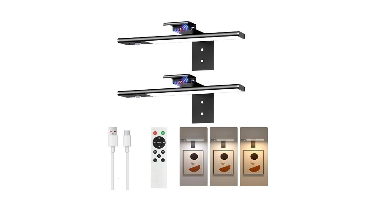 Wireless Picture Light For Wall Rechargable Picture... - Coupon