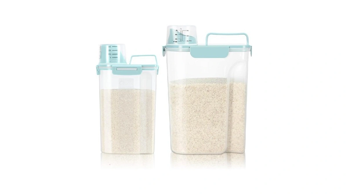Tbmax Rice Container 2 Pack Airtight Cereal... - Coupon