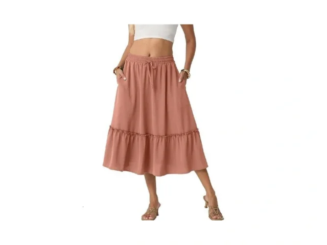 Freeoak Women S Printed High Waisted A-line Midi… – Coupon