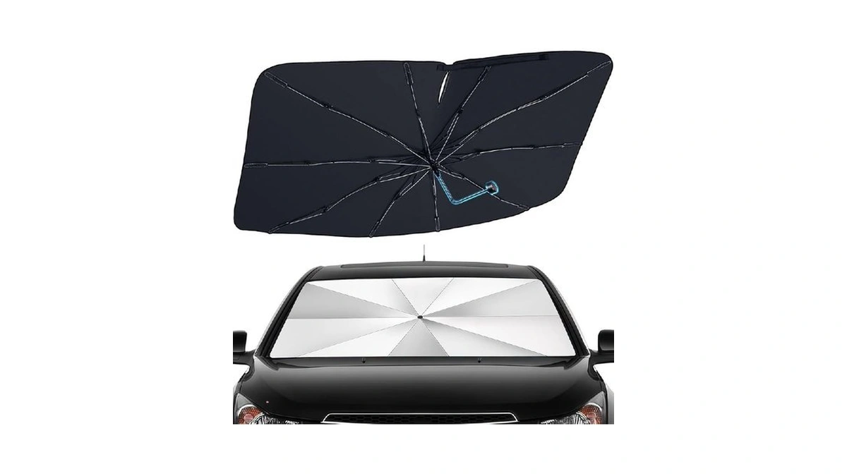 Windshield Sun Shade Umbrella - Foldable Car Window... - Coupon