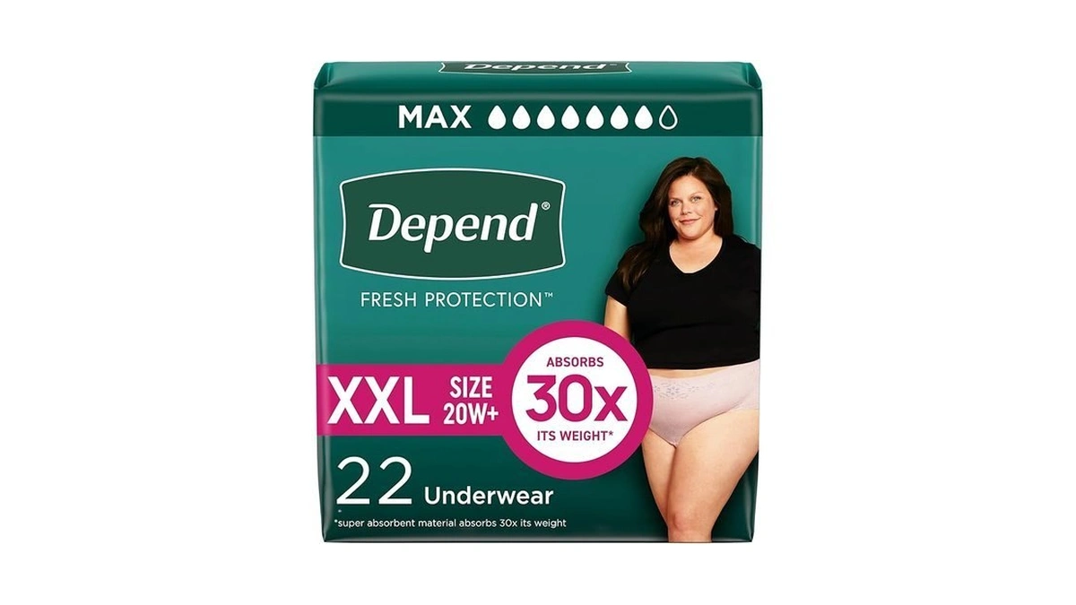 Depend Fresh Protection Adult Diapers Incontinence... - Coupon