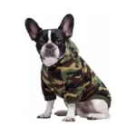Camo French Bulldog Clothes Dog Hoodie Sweatshirts... - Coupon