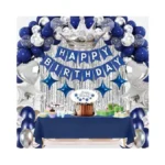 Navy Blue Birthday Party Decorations Set 92pcs Set... - Coupon