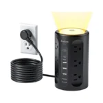 Anntane Power Strip Tower With Night Light Power... - Coupon