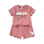 Yvowming Toddler Baby Girl Clothes Outfits Summer... - Coupon