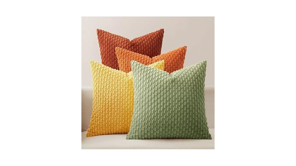 Miulee Burnt Orange Decorative Throw Pillow Covers... - Coupon