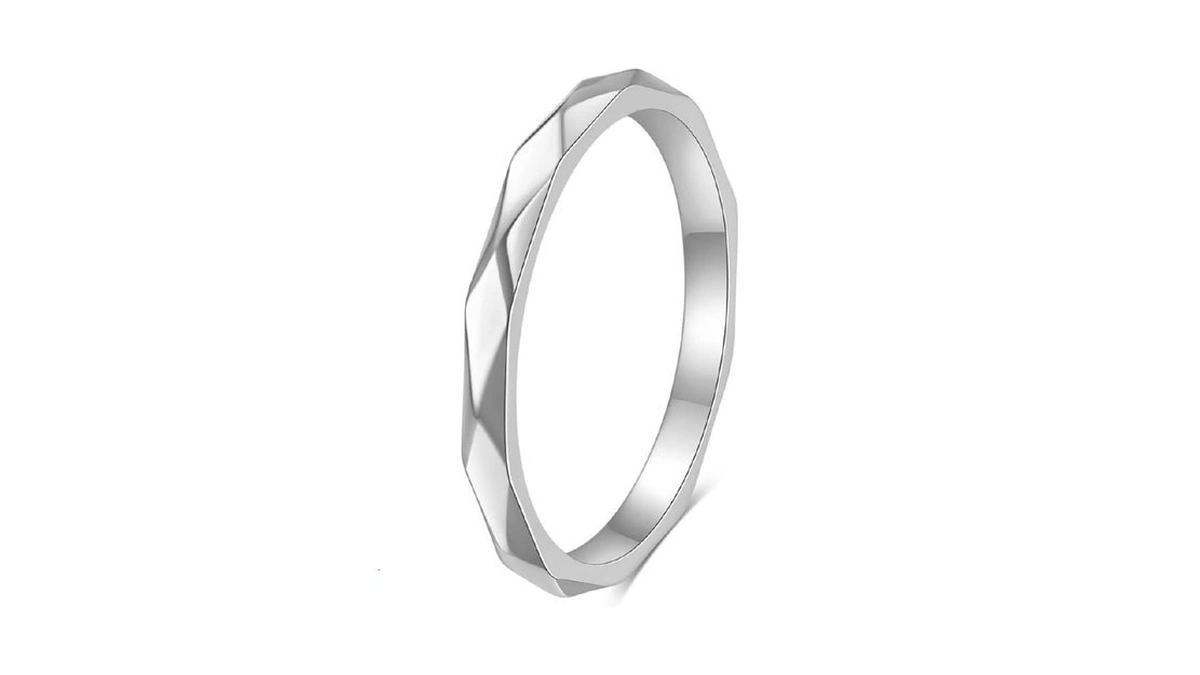 3mm 6mm 8mm Black White Ceramic Rings For Men Women... - Coupon