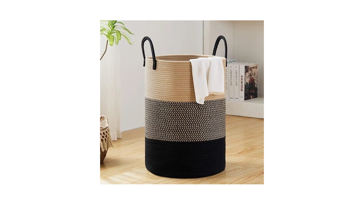 58l Large Woven Laundry Hamper By Fiona S Magic... - Coupon