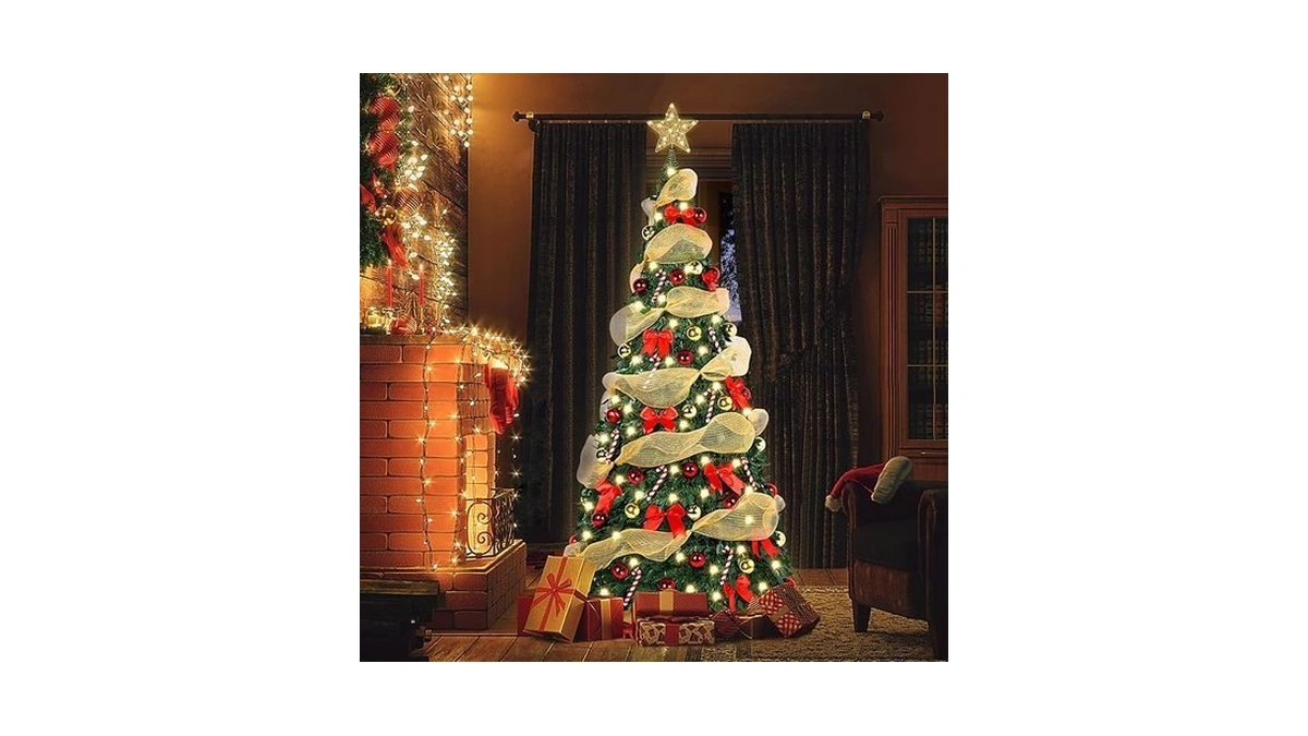 6ft Prelit Pop Up Christmas Tree Decoration... - Coupon