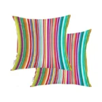 Baonews Colorful Plaid Striped Abstract Throw... - Coupon