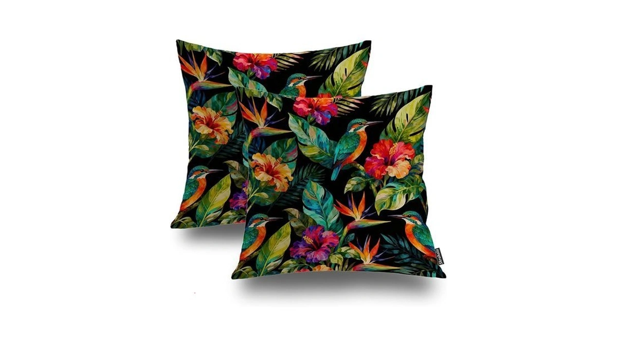 Shrahala Retro Watercolor Decorative Pillow Covers... - Coupon