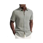 Pj Paul Jones Men S Short Sleeve Button Down Shirt... - Coupon
